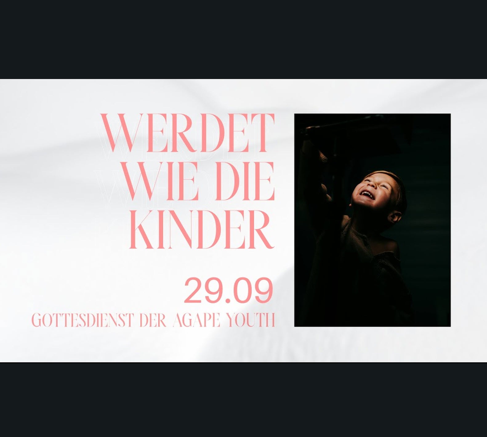 Werdet wie die Kinder!