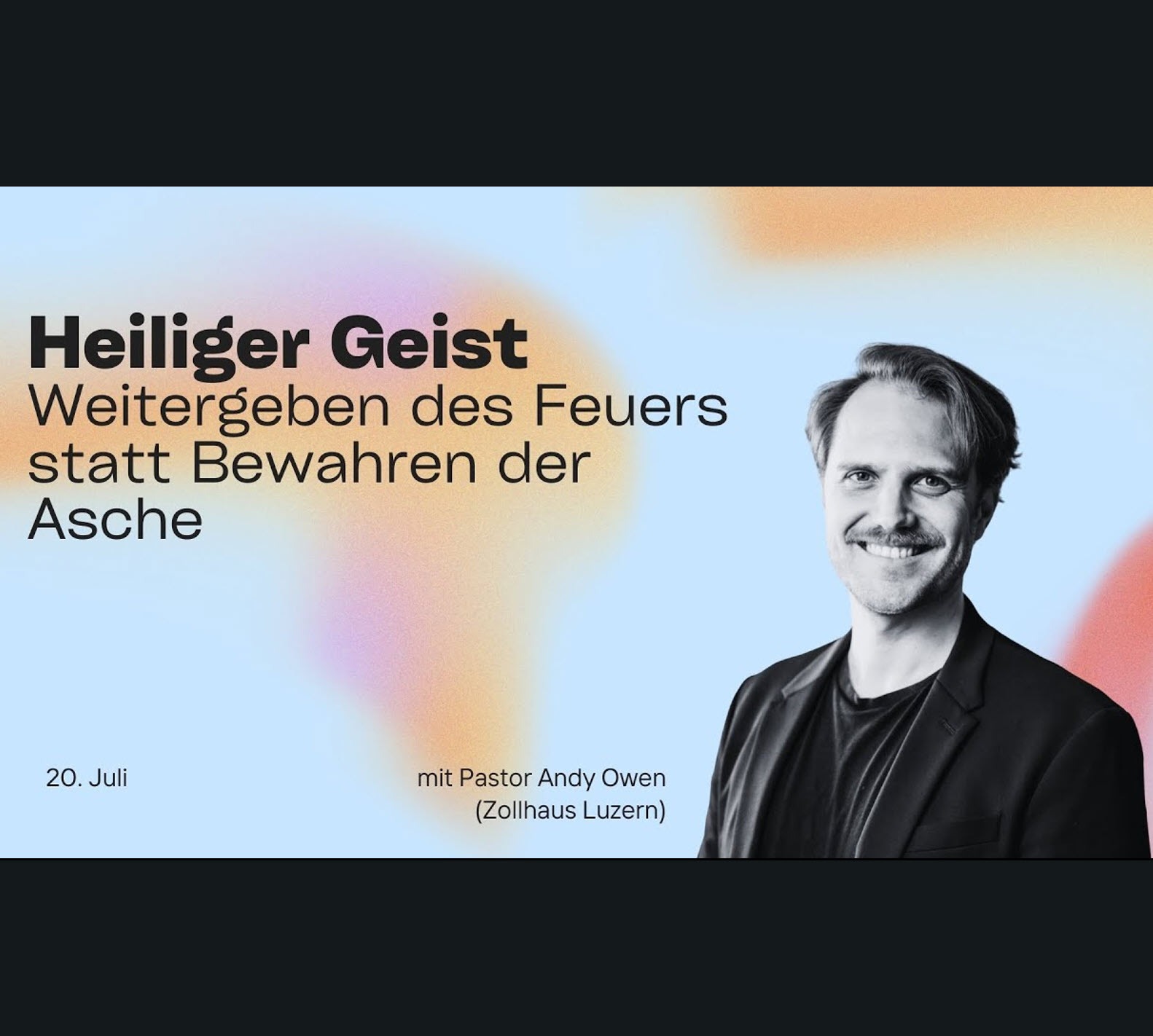 Weitergeben des Feuers statt Bewahren der Asche